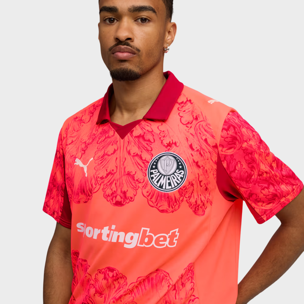 Camisa Palmeiras x KidSuper 25/26 Torcedor Masculina Vermelha
