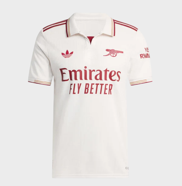 Camisa Arsenal III 25/26 Torcedor adidas Masculina Off White