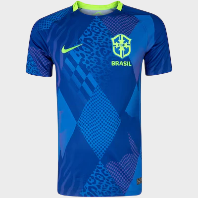 Camisa Brasil II 25/26 Torcedor Nike Masculina Azul