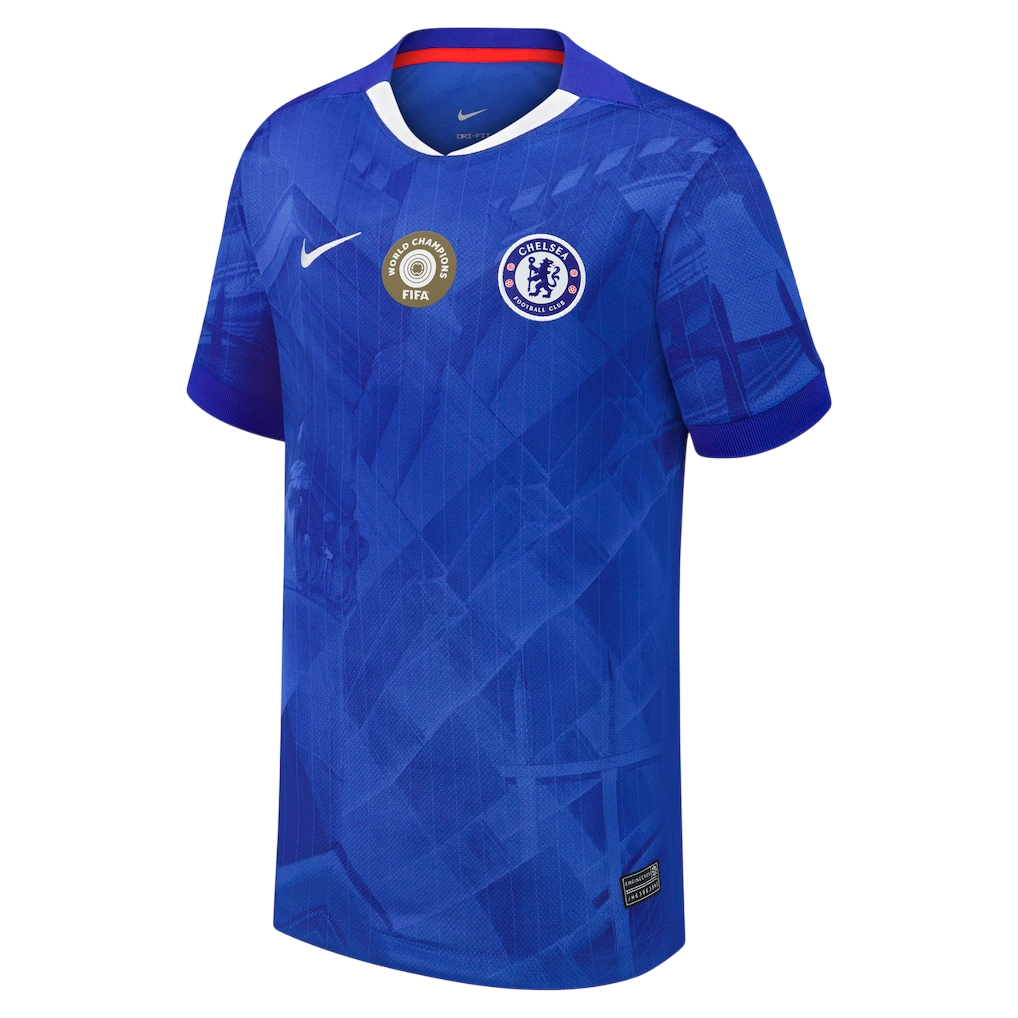 Camisa Chelsea I 25/26 Torcedor Nike Masculina Azul