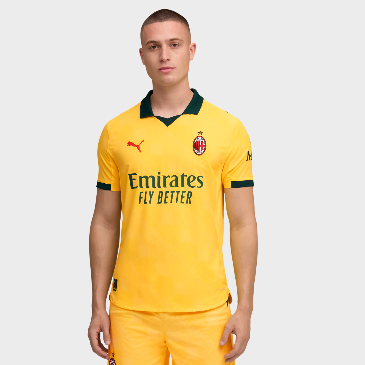 Camisa Milan III 25/26 Torcedor Puma Masculina Amarelo