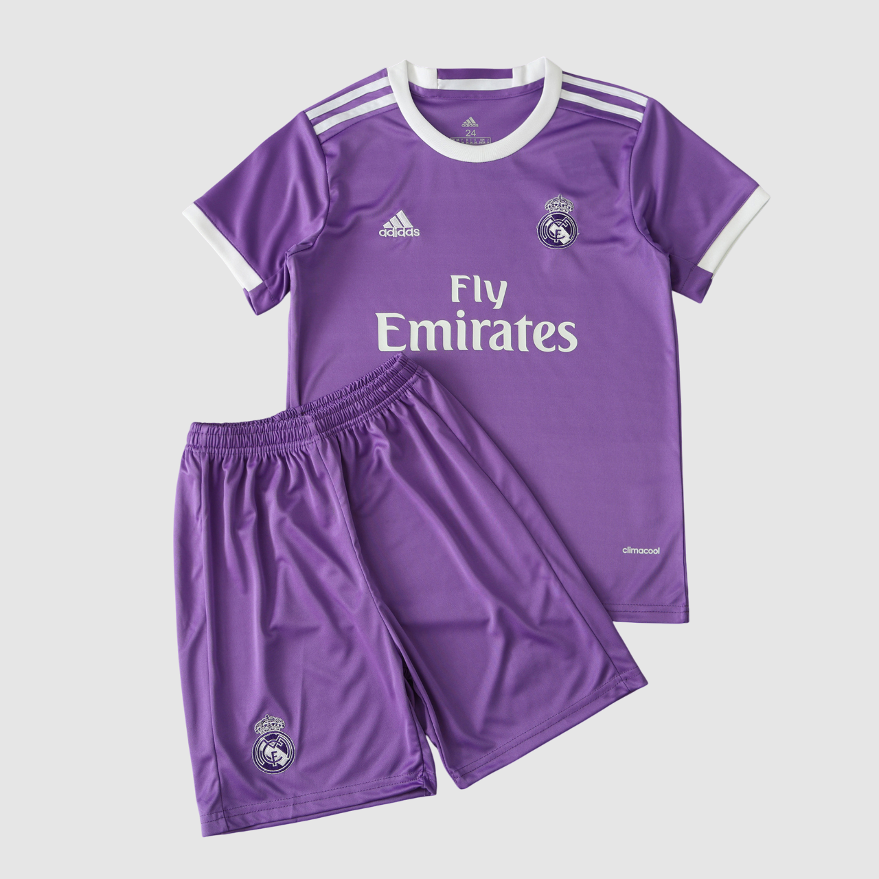 Conjunto Infantil Retrô Real Madrid II 16/17