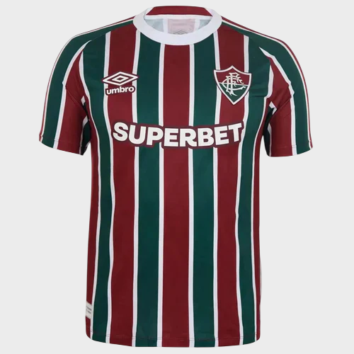 Camisa Fluminense I 25/26 Torcedor Masculina Vinho e Verde