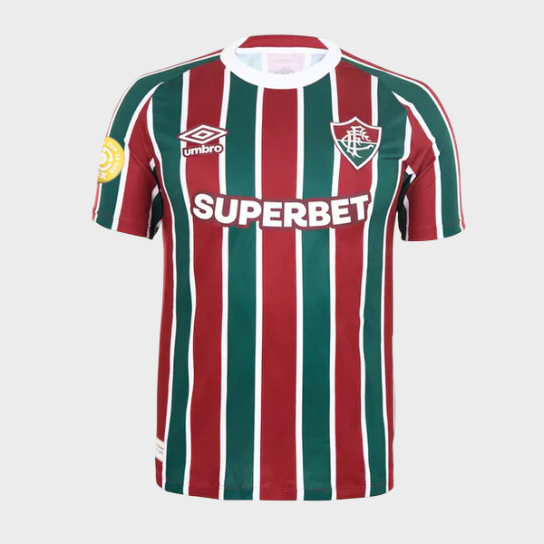Camisa Fluminense I 25/26 Torcedor Masculina Vinho e Verde