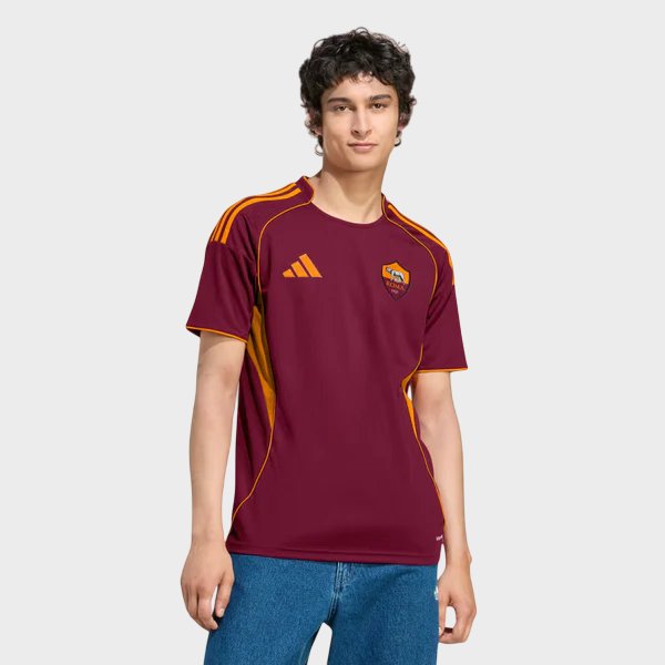 Camisa Roma I 25/26 Torcedor adidas Masculina Vermelho