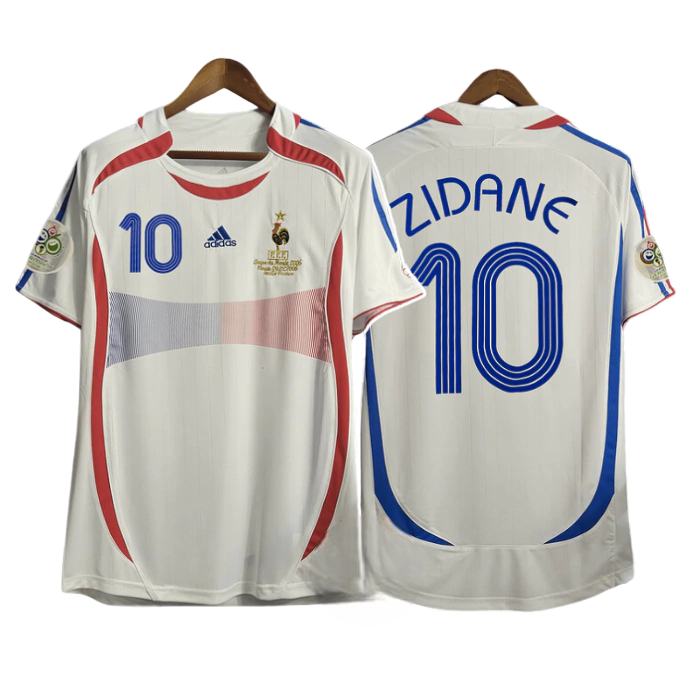 Camisa Retrô França II 2006 Zidane #10