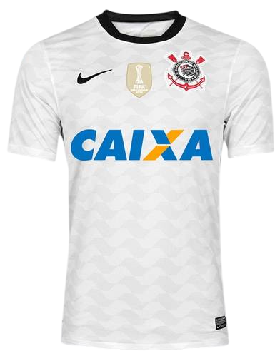 Camisa Retrô Corinthians I 2012/2013 Caixa + Patch Mundial