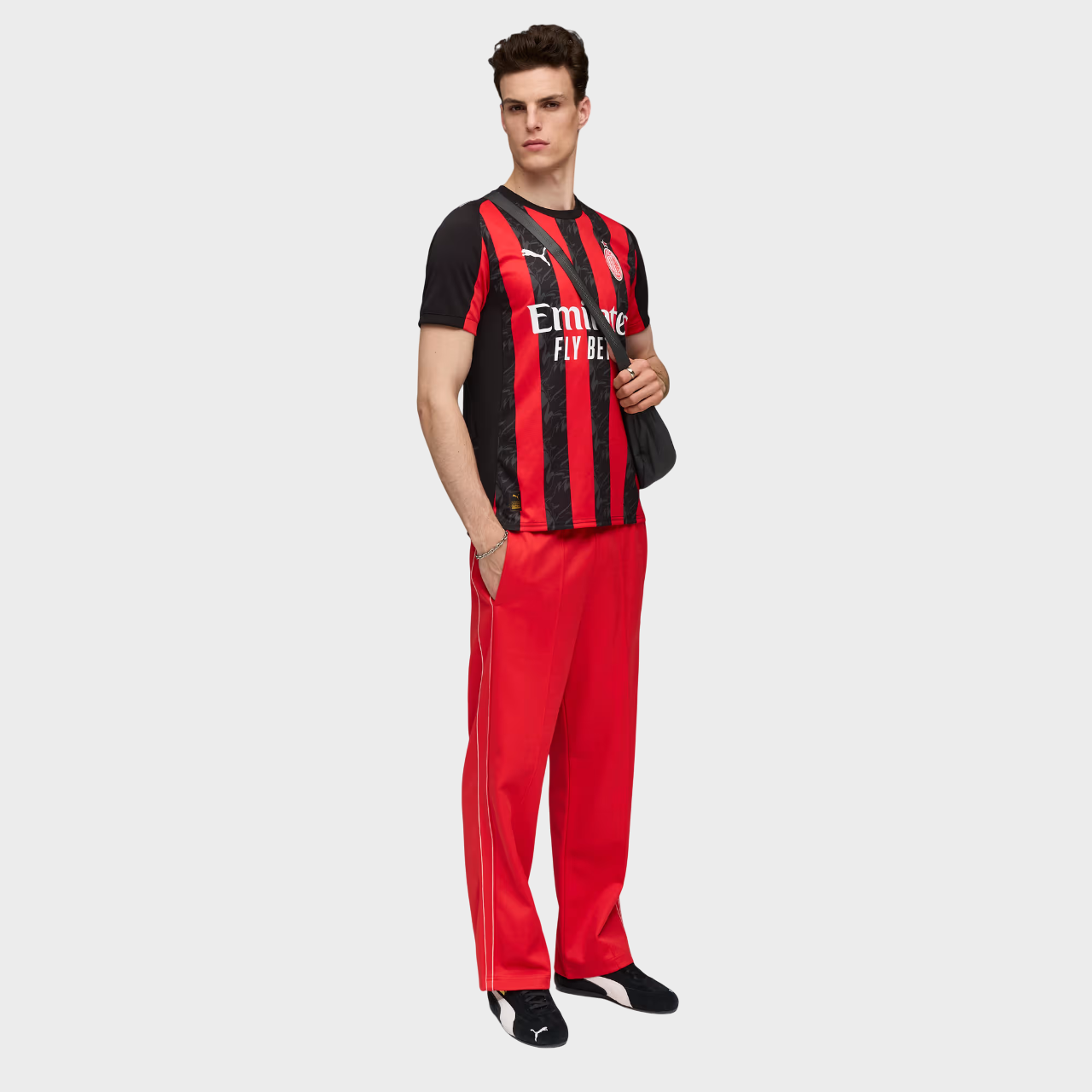 Camisa Milan I 25/26 Torcedor Puma Vermelha