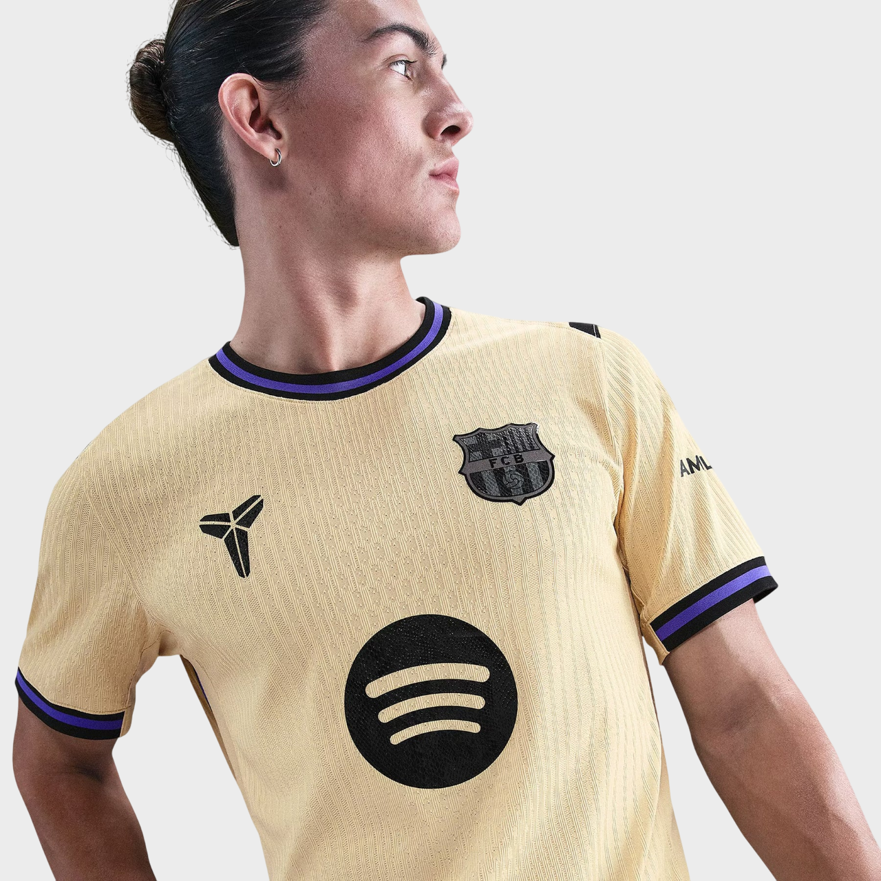 Camisa Barcelona II 25/26 Jogador Nike Masculina Bege