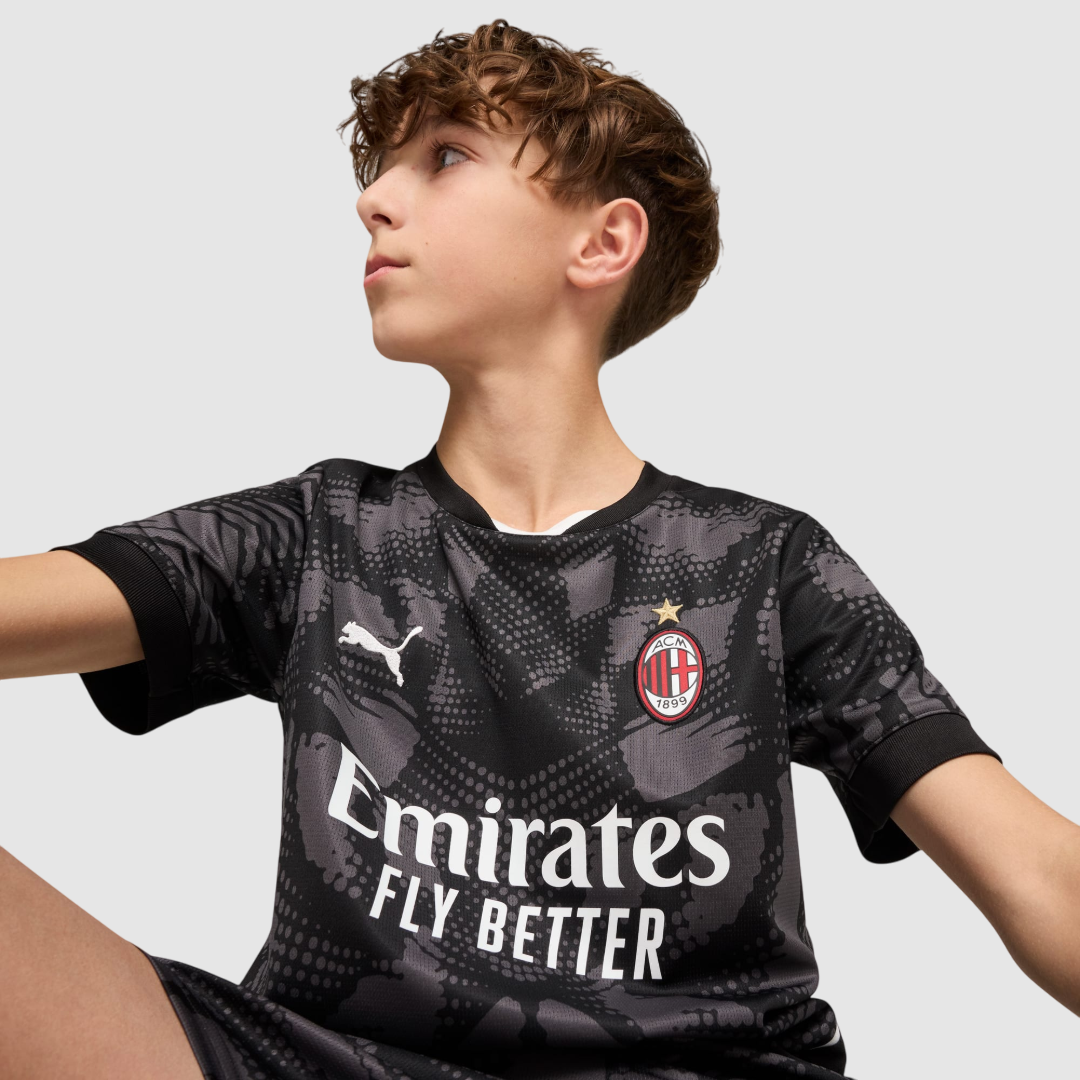 Conjunto Infantil Milan Goleiro 24/25