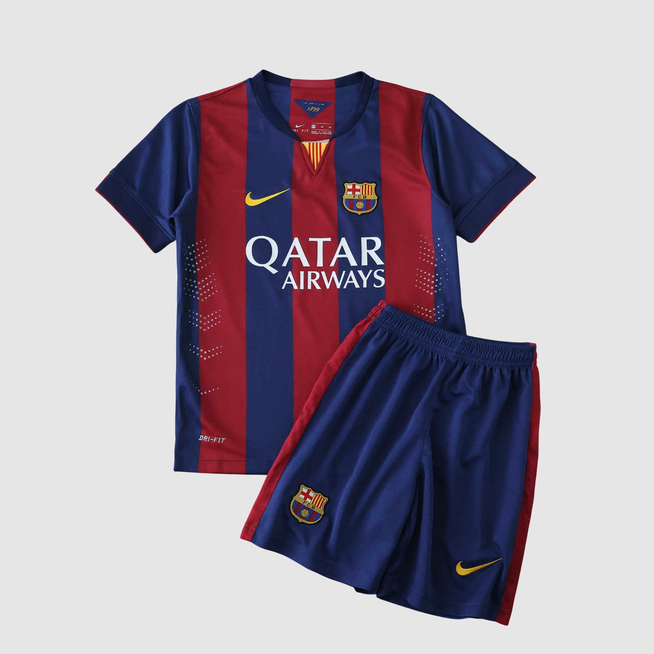 Conjunto Infantil Retrô Barcelona I 14/15