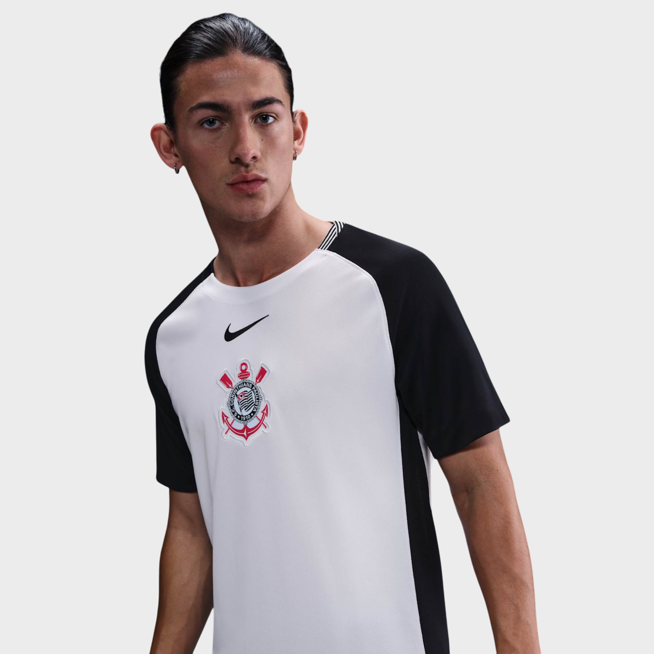Camisa Corinthians I 25/26 Torcedor Masculina Branco