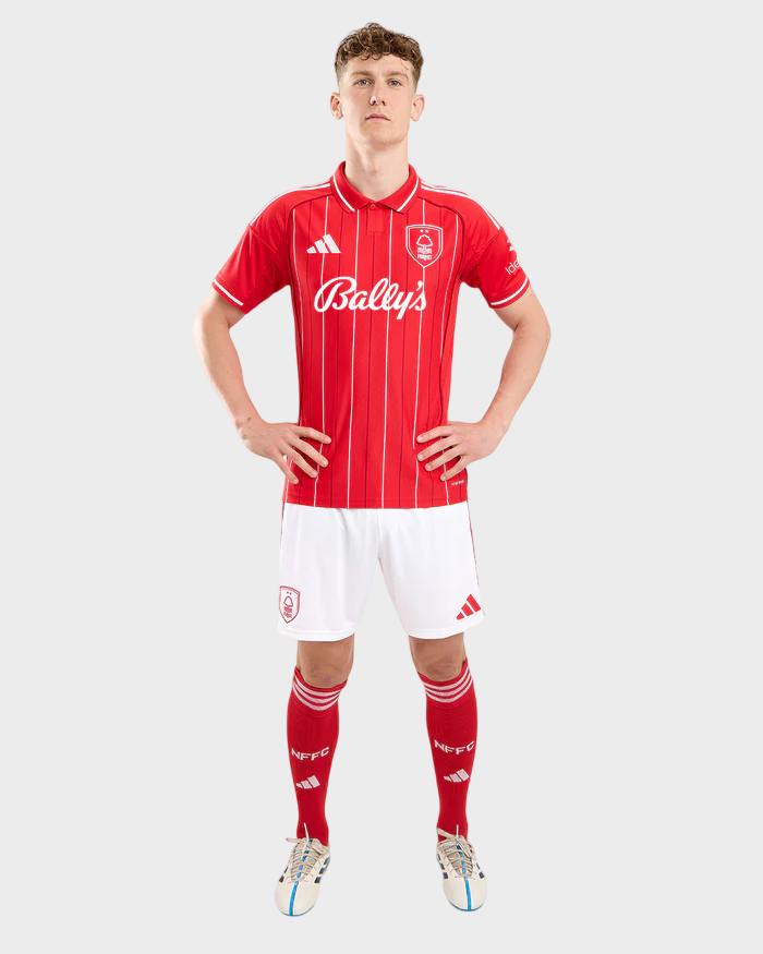 Camisa Nottingham Forest I 25/26 Torcedor adidas Masculina Vermelho