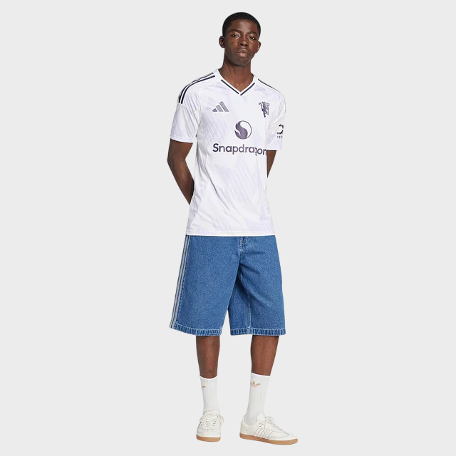 Camisa Manchester United II 25/26 Torcedor adidas Masculina Branco