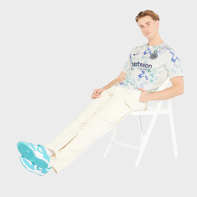 Camisa Inter de Milão II 25/26 Torcedor Nike Masculina Azul Água