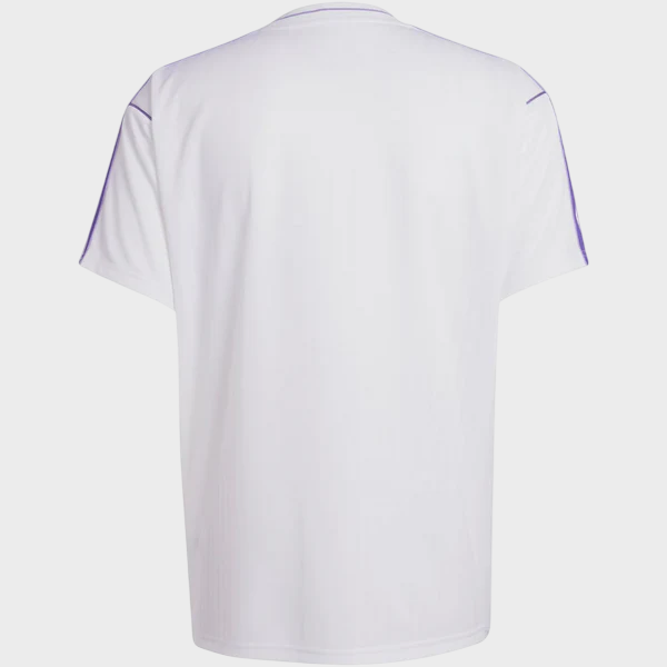 Camisa Real Madrid Terrace Icons 25/26 Adidas Branco e Roxo