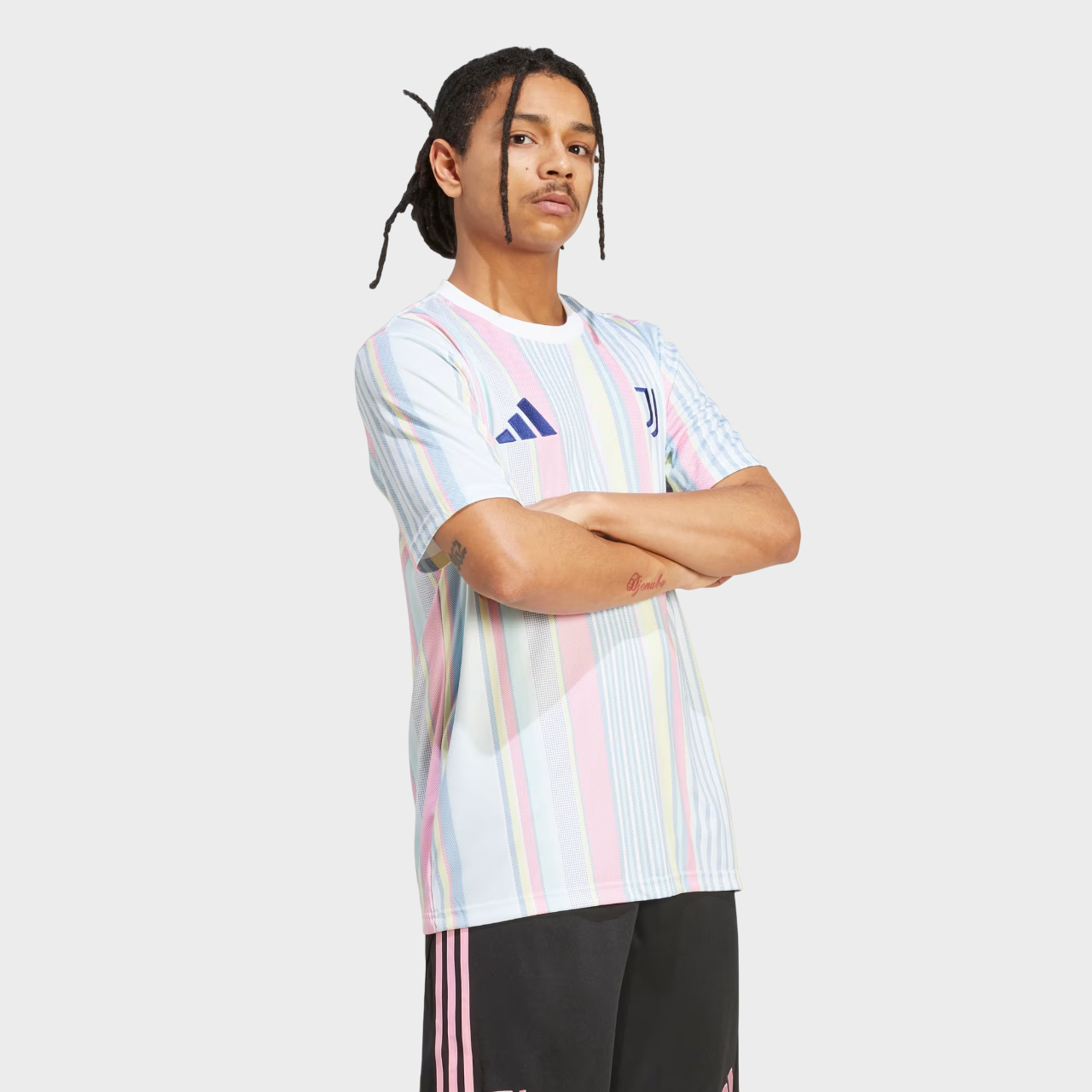 Camisa Juventus Pré-Jogo 25/26 Adidas Branco