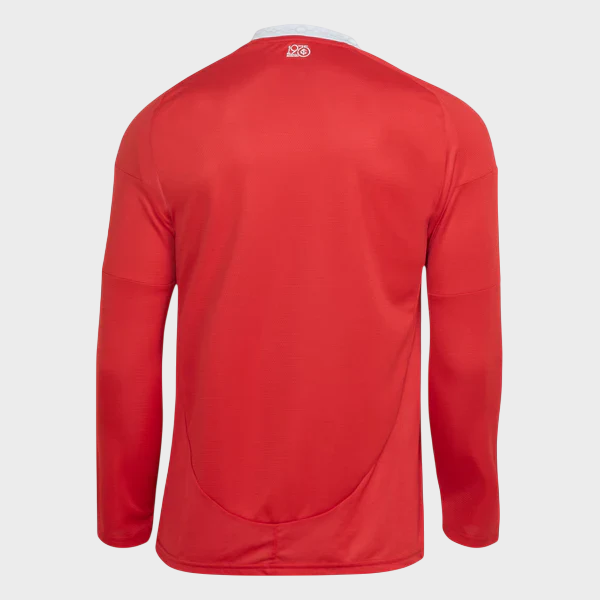 Camisa Internacional I Manga Longa 25/26 Torcedor Masculina Vermelha
