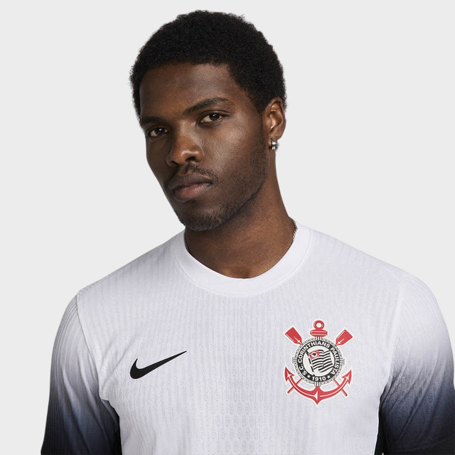 Camisa Corinthians I 24/25 Jogador Masculina Branca