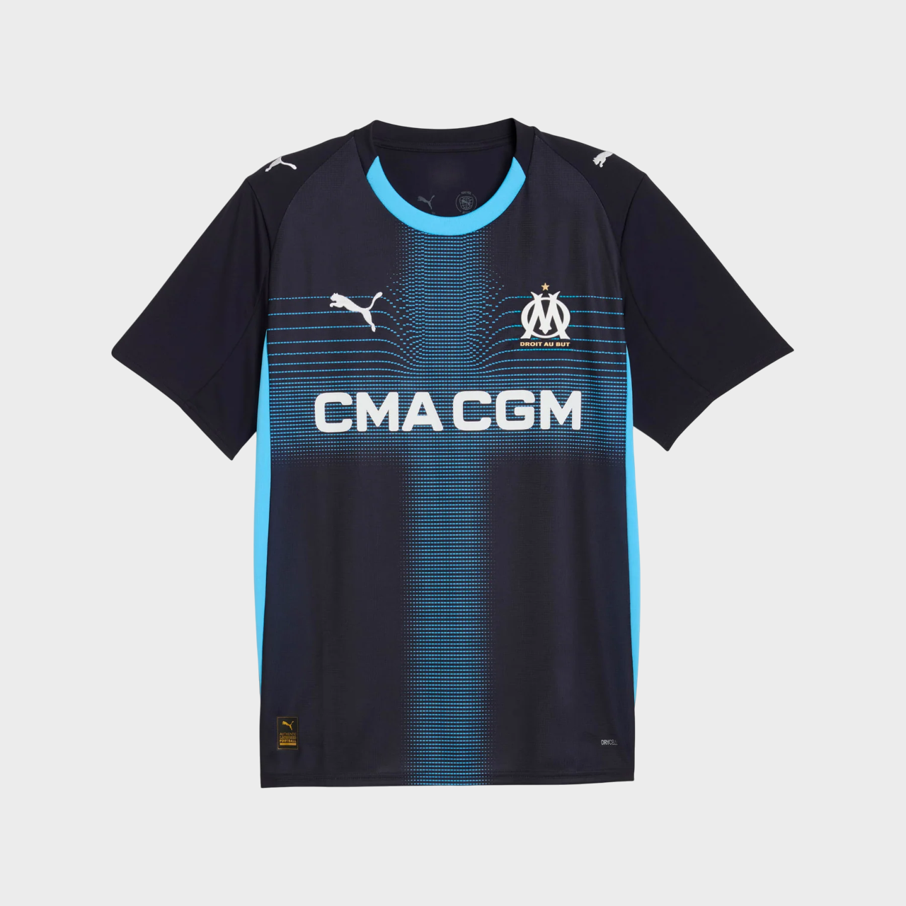 Camisa Olympique de Marseille II 25/26 Torcedor Puma Masculina Preto