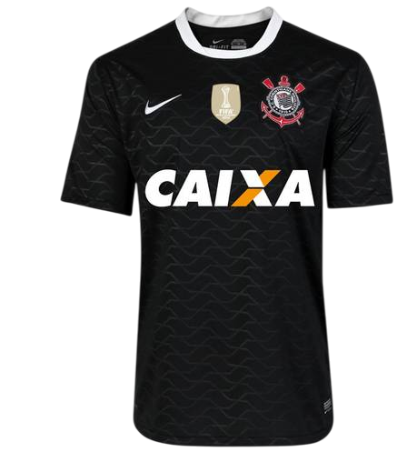 Camisa Retrô Corinthians II 2012/2013 Caixa + Patch Mundial