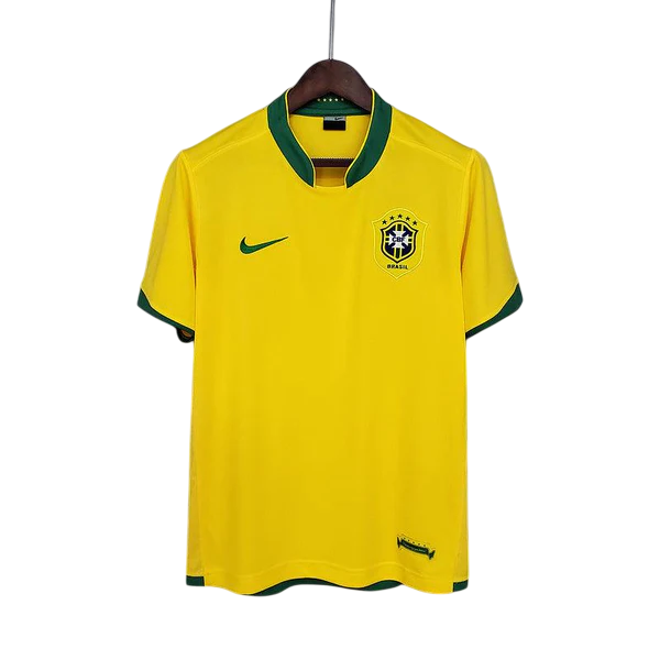 Camisa Retrô Brasil I 2006 Nike Amarela