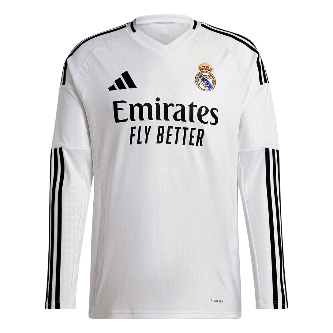 Camisa Manga Longa Real Madrid I 24/25 Torcedor Adidas Masculina