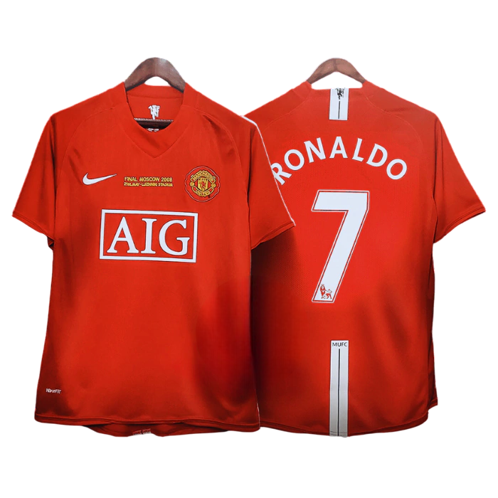 Camisa Retrô Manchester United I 2007/08 Ronaldo #7