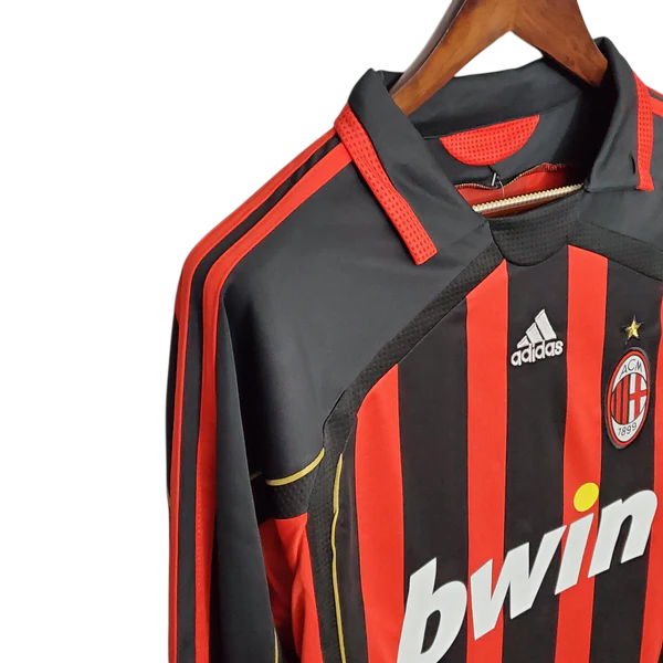 Camisa Retrô Manga Longa Milan I 2006/2007