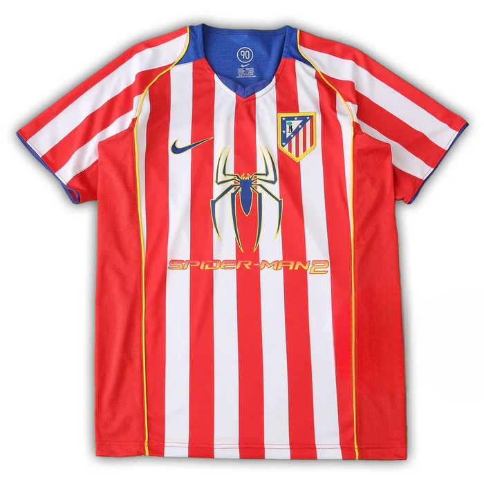 Camisa Retrô Atlético de Madrid I 2004/05 Torcedor Nike Masculina