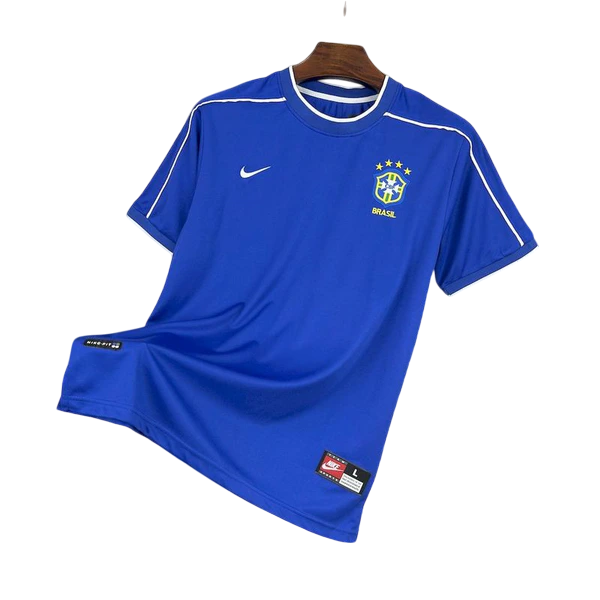 Camisa Retrô Brasil II 1998 Nike Azul