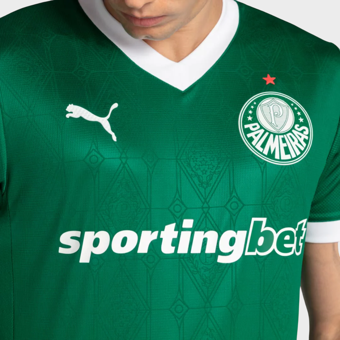 Camisa Palmeiras I 25/26 Jogador Masculina Verde