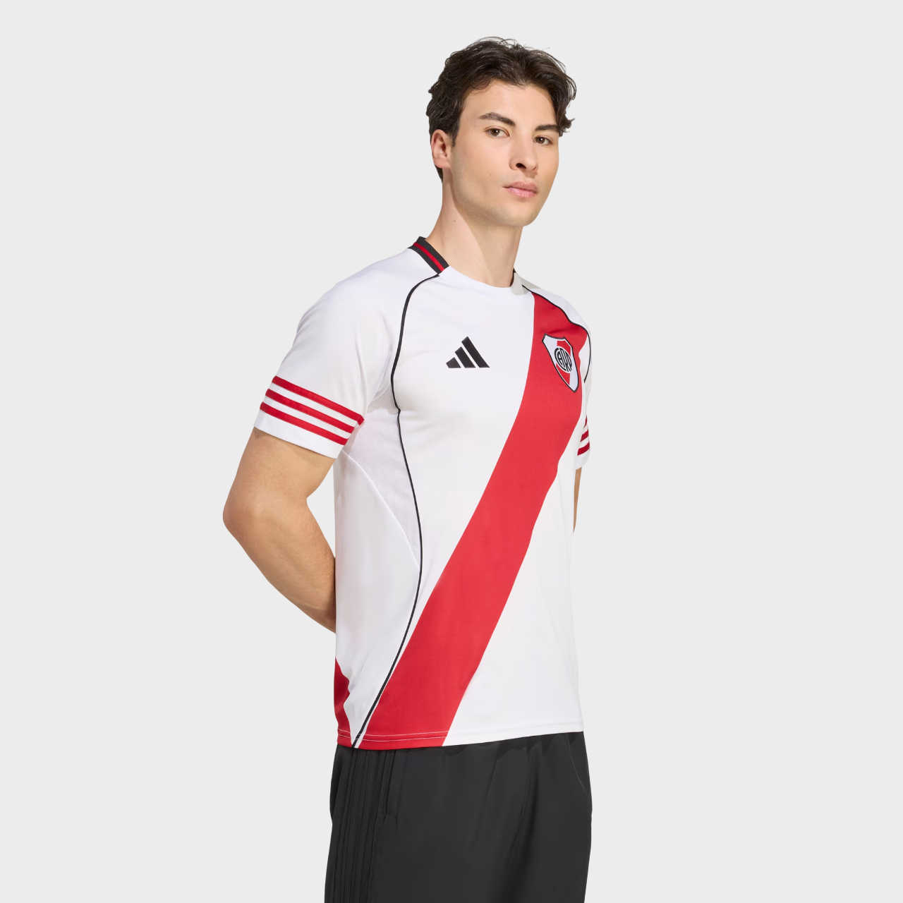 Camisa River Plate I 25/26 Torcedor adidas Masculina Branco