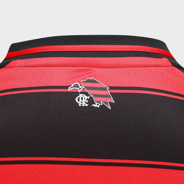 Camisa Manga Longa Flamengo I 25/26 Torcedor Masculina Vermelho e Preto