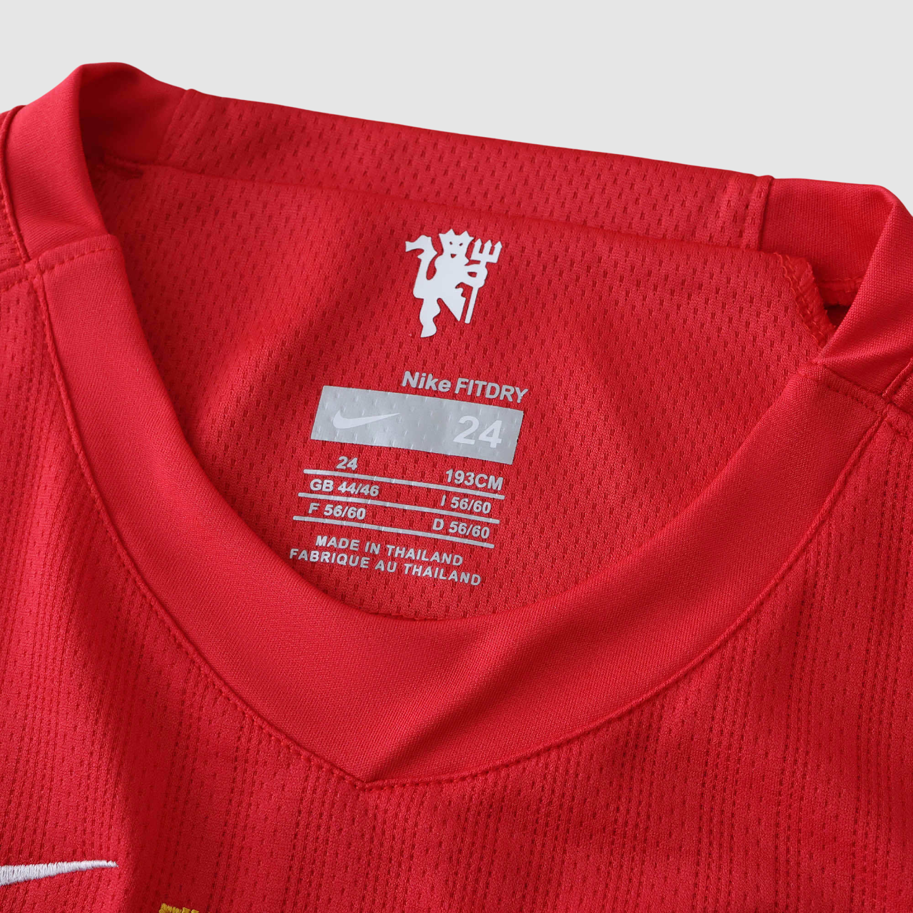 Conjunto Infantil Retrô Manchester United I 07/08