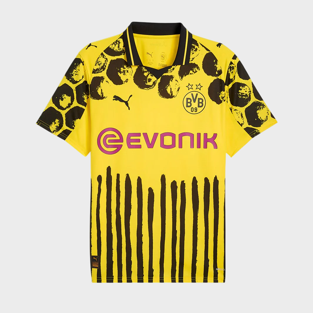 Camisa Borussia Dortmund x KidSuper 25/26 Torcedor Puma Masculina Amarelo
