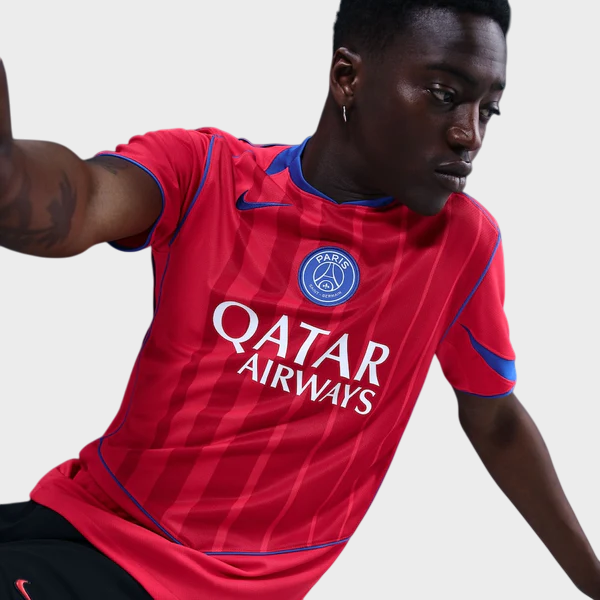 Camisa PSG III 25/26 Torcedor Nike Masculina Vermelho