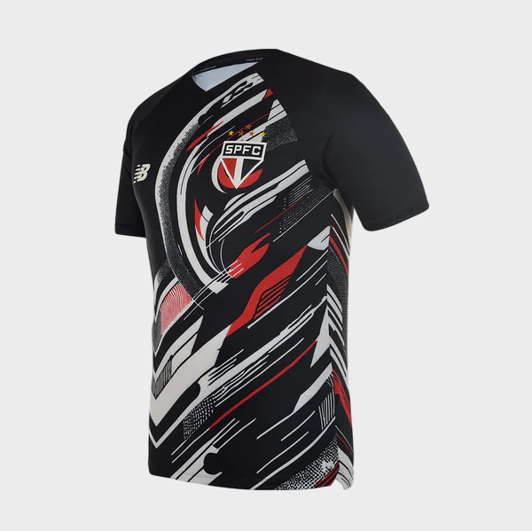 Camisa São Paulo Pré Jogo 25/26 Torcedor Masculina Preto
