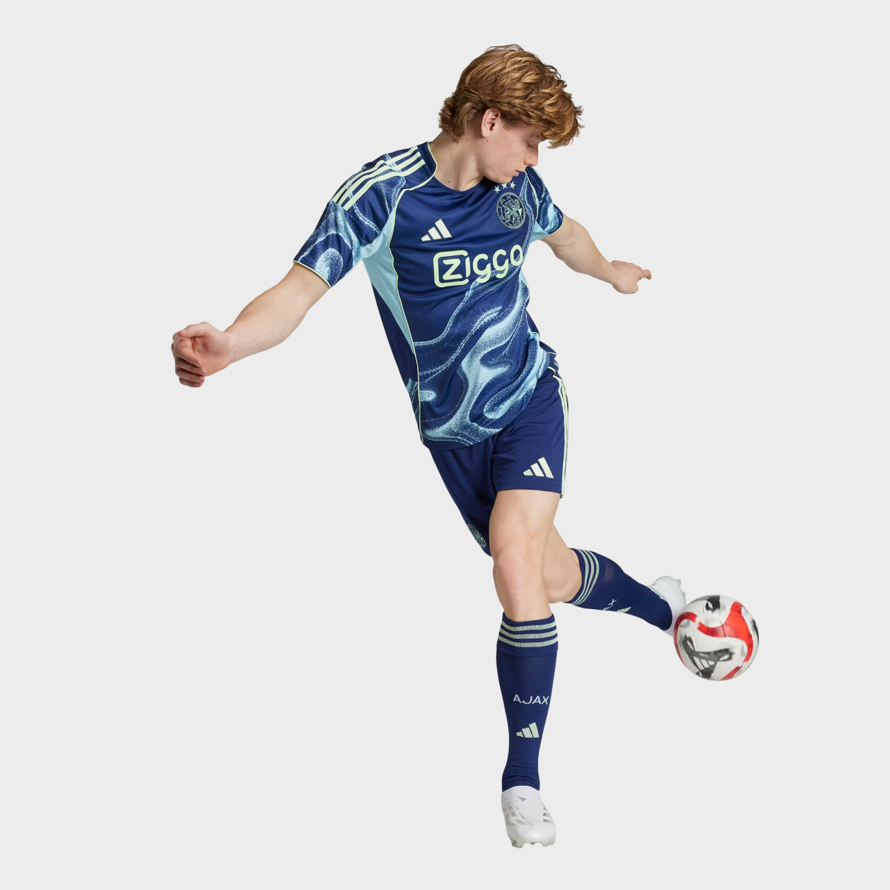 Camisa Ajax II 25/26 Torcedor adidas Masculina Azul