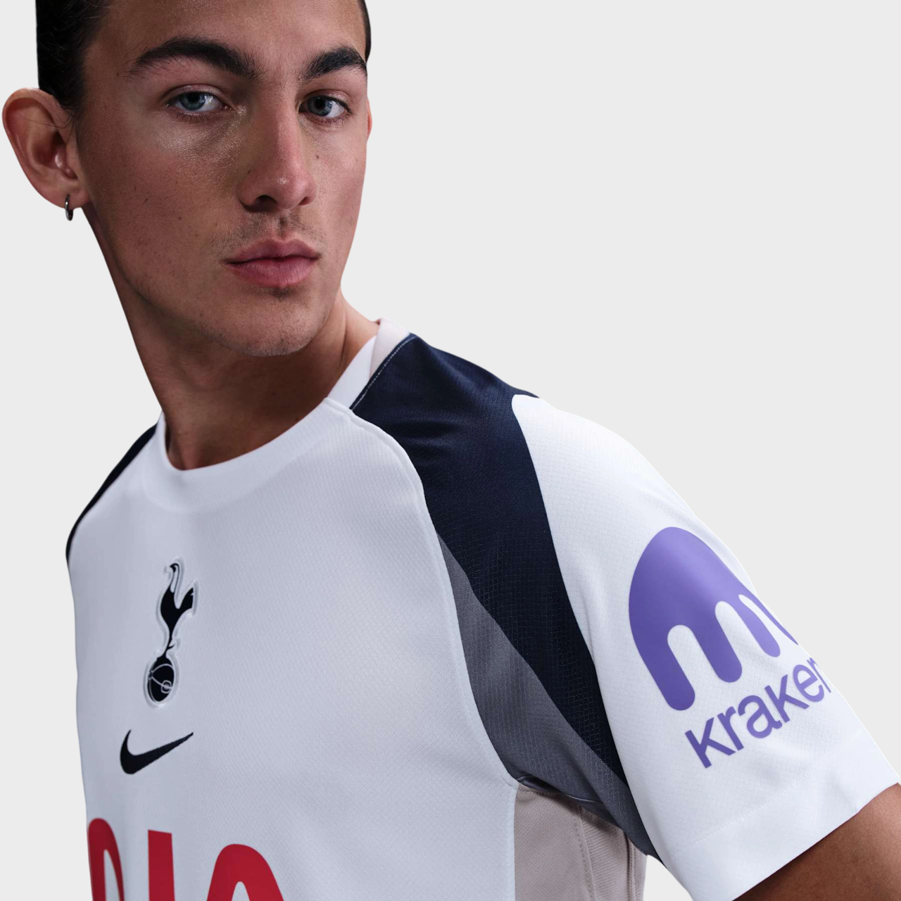 Camisa Tottenham I 25/26 Torcedor Nike Masculina Branco