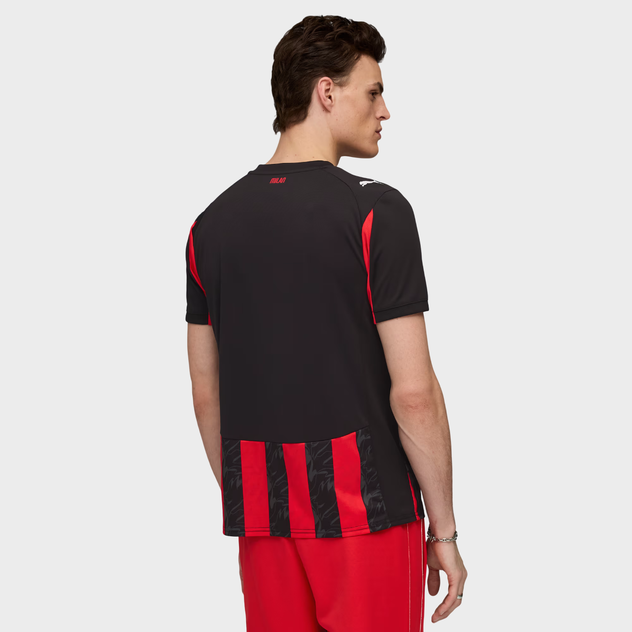 Camisa Milan I 25/26 Torcedor Puma Vermelha