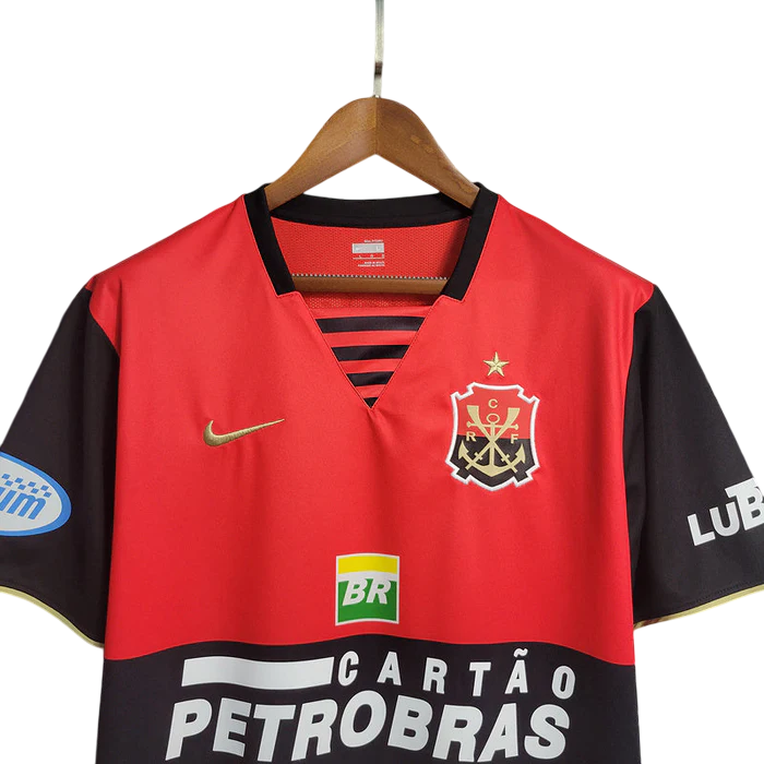 Camisa Flamengo I 2007/2008 Retrô Vermelho