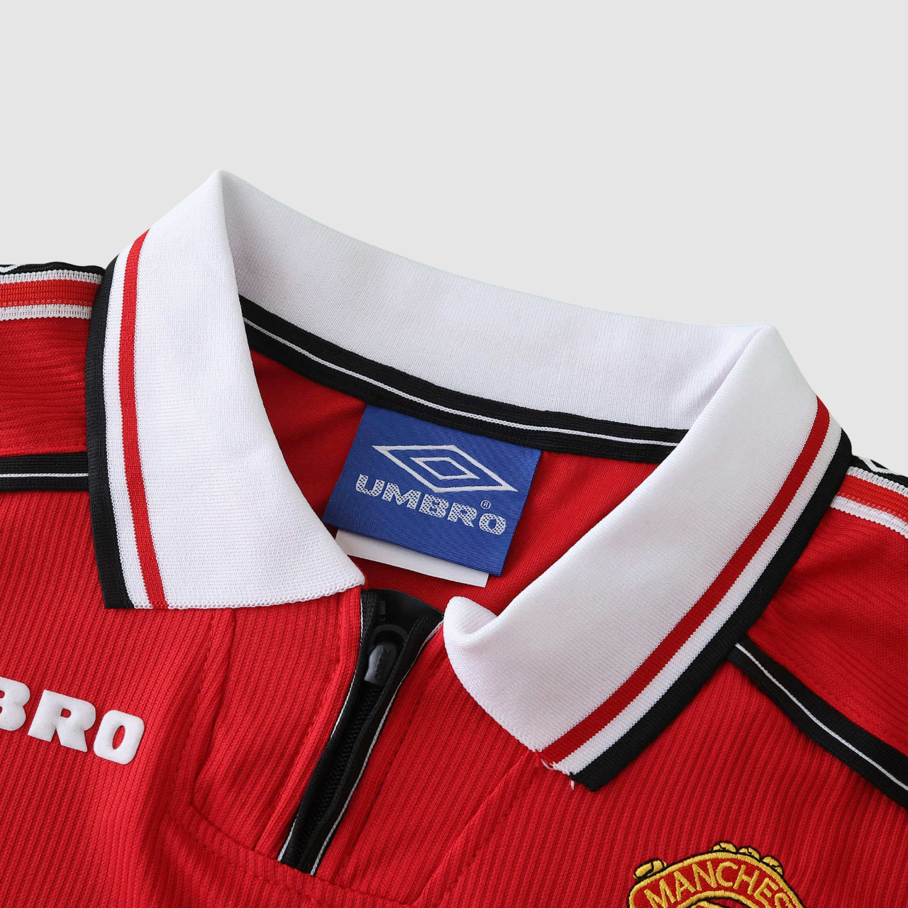 Conjunto Infantil Retrô Manchester United I 98/99