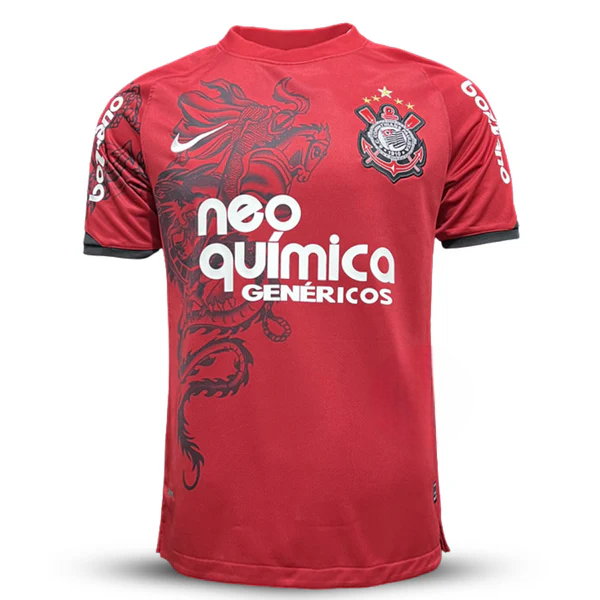 Camisa Retrô Corinthians III 2011 Edição Limitada São Jorge Bordô