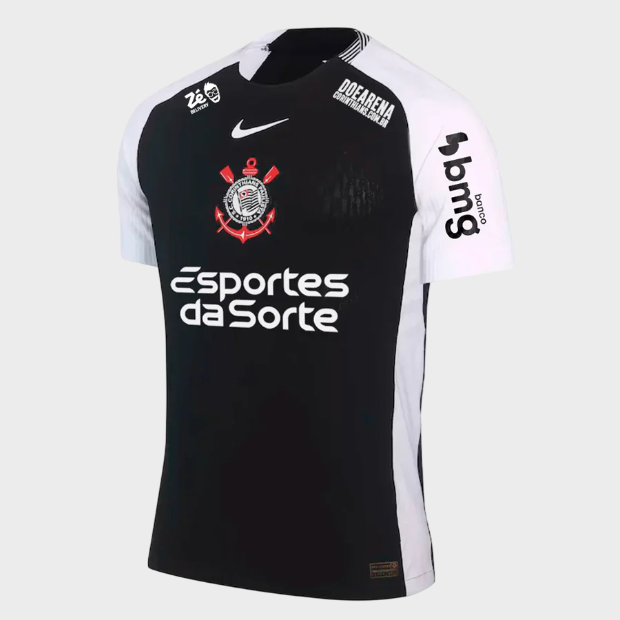 Camisa Corinthians II 25/26 Jogador com Patrocínios