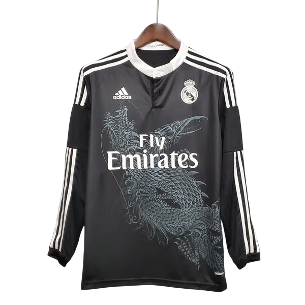 Camisa Retrô Manga Longa Real Madrid III 2014/2015