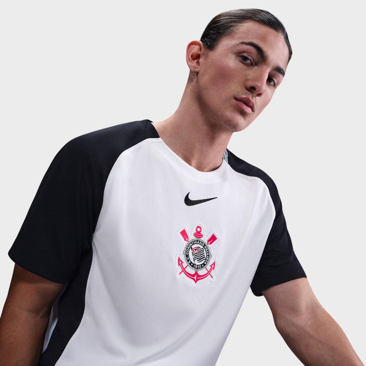 Camisa Corinthians I 25/26 Torcedor Masculina Branco