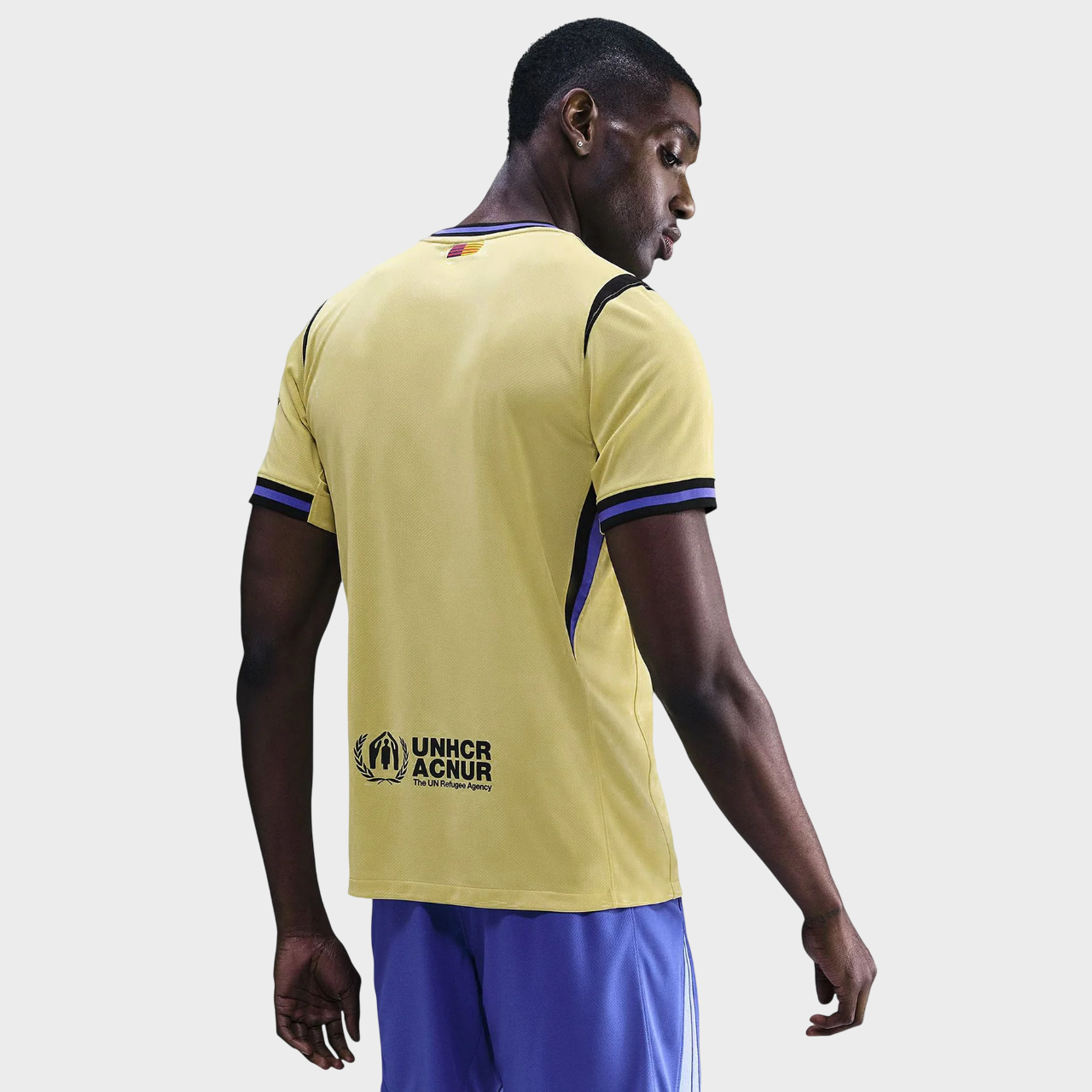 Camisa Barcelona II 25/26 Torcedor Nike Masculina Bege