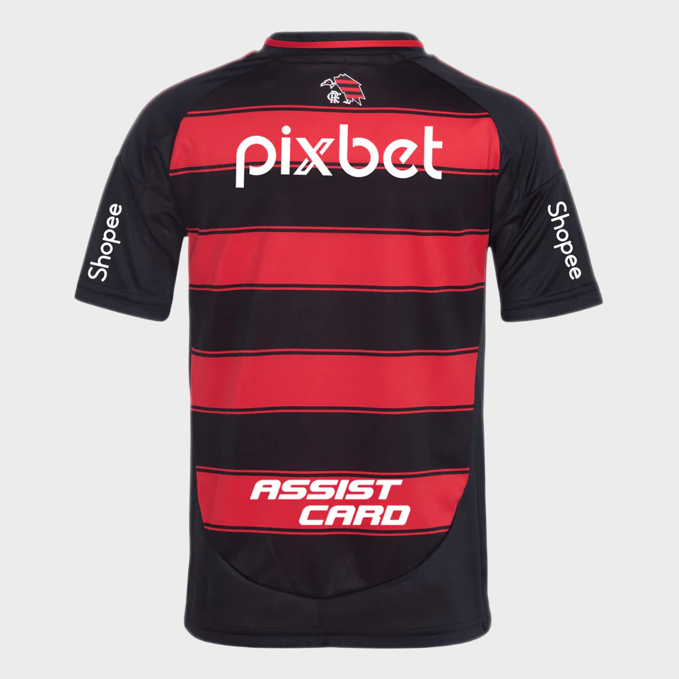 Camisa Flamengo I 25/26 Torcedor Masculina Patrocínios