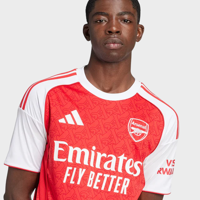 Camisa Arsenal I 25/26 Torcedor adidas Masculina Vermelho